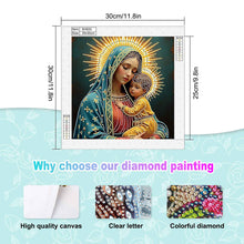 Load image into Gallery viewer, Diamond Painting - Partial Special Shaped - Religious Madonna (30*30CM)