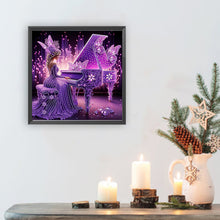 Load image into Gallery viewer, Diamond Painting - Partial Special Shaped - Elegant Hat Lady (30*30CM)