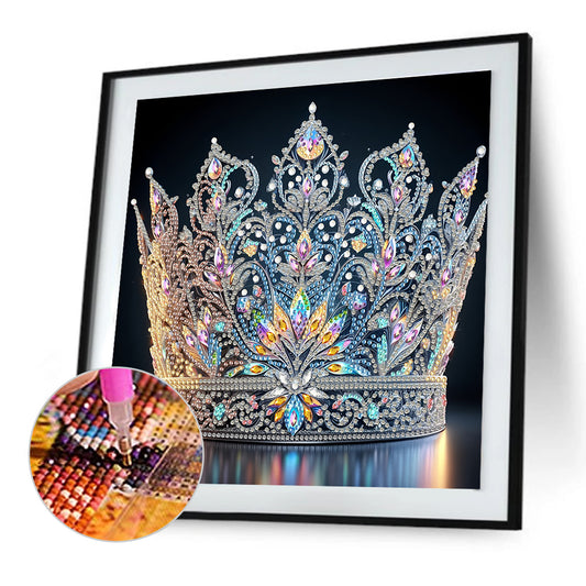 Diamond Painting - Partial Special Shaped - Gorgeous Crown (30*30CM)