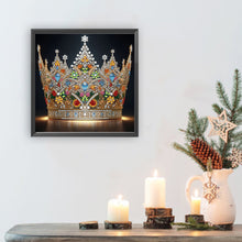 Load image into Gallery viewer, Diamond Painting - Partial Special Shaped - Gorgeous Crown (30*30CM)