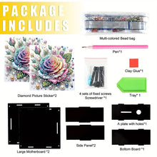 Load image into Gallery viewer, Rose DIY Money Storage Box Diamond Painting Decors for Adults Beginners