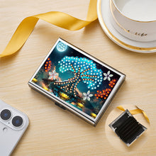 Load image into Gallery viewer, Diamond Art Stainless Steel Coin Purse Tree ID Card Holder Case for Art Crafts