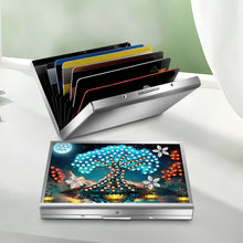 Load image into Gallery viewer, Diamond Art Stainless Steel Coin Purse Tree ID Card Holder Case for Art Crafts