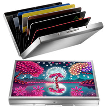 Load image into Gallery viewer, Diamond Art Stainless Steel Coin Purse Tree ID Card Holder Case for Art Crafts