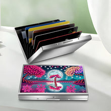Load image into Gallery viewer, Diamond Art Stainless Steel Coin Purse Tree ID Card Holder Case for Art Crafts