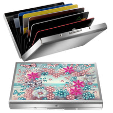 Load image into Gallery viewer, Diamond Art Coin Purse Heart-Shaped Flower ID Card Holder Case for Art Crafts