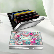 Load image into Gallery viewer, Diamond Art Coin Purse Heart-Shaped Flower ID Card Holder Case for Art Crafts