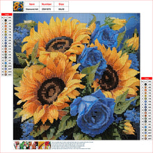 Load image into Gallery viewer, Diamond Painting - Full Round - Independence Day Flower Pot Bouquet (30*30CM)