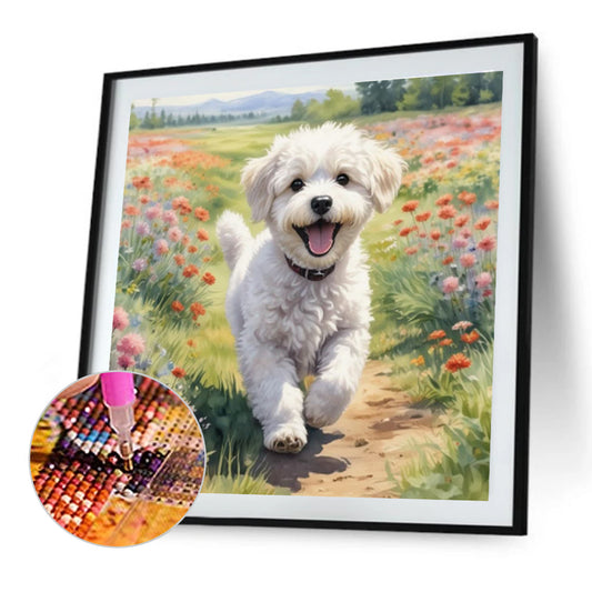 Diamond Painting - Full Round - Puppy (40*40CM)