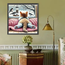 Load image into Gallery viewer, Diamond Painting - Full Round - Kitten (40*40CM)