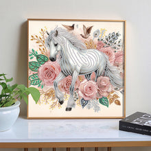 Load image into Gallery viewer, Diamond Painting - Partial Special Shaped - Horse (30*30CM)