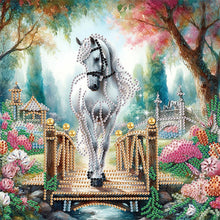 Load image into Gallery viewer, Diamond Painting - Partial Special Shaped - Horse (30*30CM)