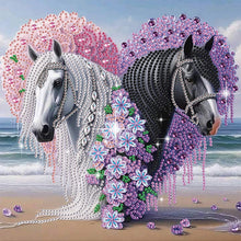 Load image into Gallery viewer, Diamond Painting - Partial Special Shaped - Horse (30*30CM)