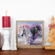 Load image into Gallery viewer, Diamond Painting - Partial Special Shaped - Horse (30*30CM)