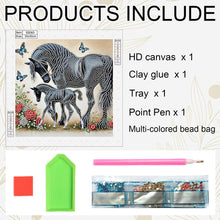 Load image into Gallery viewer, Diamond Painting - Partial Special Shaped - Horse (30*30CM)
