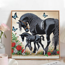 Load image into Gallery viewer, Diamond Painting - Partial Special Shaped - Horse (30*30CM)