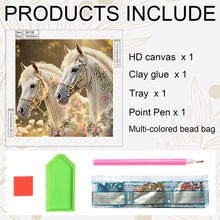 Load image into Gallery viewer, Diamond Painting - Partial Special Shaped - Horse (30*30CM)