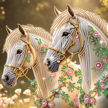 Load image into Gallery viewer, Diamond Painting - Partial Special Shaped - Horse (30*30CM)