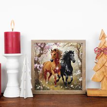 Load image into Gallery viewer, Diamond Painting - Partial Special Shaped - Horse (30*30CM)