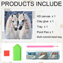 Load image into Gallery viewer, Diamond Painting - Partial Special Shaped - Horse (30*30CM)