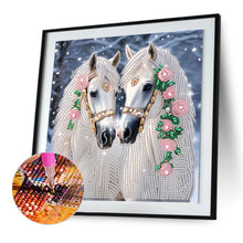 Load image into Gallery viewer, Diamond Painting - Partial Special Shaped - Horse (30*30CM)