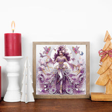 Load image into Gallery viewer, Diamond Painting - Partial Special Shaped - Elegant Girl With Beautiful Skirt (30*30CM)