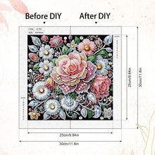 Load image into Gallery viewer, Diamond Painting - Partial Special Shaped - Bouquet Of Flowers (30*30CM)
