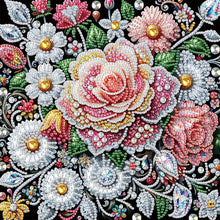 Load image into Gallery viewer, Diamond Painting - Partial Special Shaped - Bouquet Of Flowers (30*30CM)