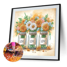 Load image into Gallery viewer, Diamond Painting - Partial Special Shaped - Bouquet Of Flowers (30*30CM)