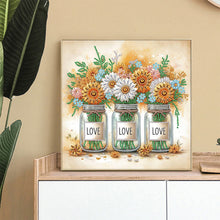 Load image into Gallery viewer, Diamond Painting - Partial Special Shaped - Bouquet Of Flowers (30*30CM)