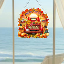 Load image into Gallery viewer, Fall Truck 2D Flat DIY Diamond Art Pendant Diamond Painting Set for Wall Window