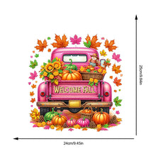 Load image into Gallery viewer, Fall Truck 2D Flat DIY Diamond Art Pendant Diamond Painting Set for Wall Window