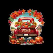 Load image into Gallery viewer, Fall Truck 2D Flat DIY Diamond Art Pendant Diamond Painting Set for Wall Window