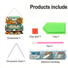 Load image into Gallery viewer, Fall Truck 2D Flat DIY Diamond Art Pendant Diamond Painting Set for Wall Window