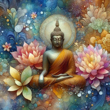 Load image into Gallery viewer, Diamond Painting - Full Round - Buddha Statue (40*40CM)