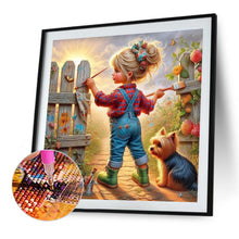 Load image into Gallery viewer, Diamond Painting - Full Round - Cute Child (40*40CM)