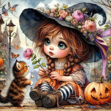 Load image into Gallery viewer, Diamond Painting - Full Round - Cute Child (40*40CM)