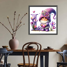 Load image into Gallery viewer, Diamond Painting - Full Round - Letter L Gnome (40*40CM)
