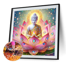 Load image into Gallery viewer, Diamond Painting - Full Round - Lotus Statue (50*50CM)