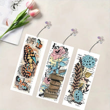 Load image into Gallery viewer, 3Pcs Butterfly Book DIY Diamond Painting Bookmark for Reading Enthusiasts
