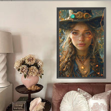 Load image into Gallery viewer, AB Diamond Painting - Full Round - Vintage Girl (40*60CM)