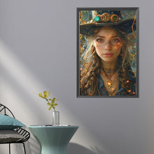 Load image into Gallery viewer, AB Diamond Painting - Full Round - Vintage Girl (40*60CM)