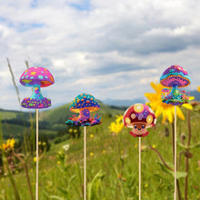 Load image into Gallery viewer, 6Pcs DIY Stakes Diamond Painting Kits Diamond Art Kits for Beginners (Mushroom)