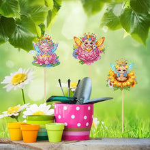 Load image into Gallery viewer, 6Pcs DIY Stakes Diamond Painting Kits Diamond Art Kits for Adults (Flower Girl)