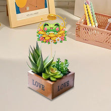 Load image into Gallery viewer, 6Pcs DIY Stakes Diamond Painting Kits Diamond Art Kits for Beginners (Frog)