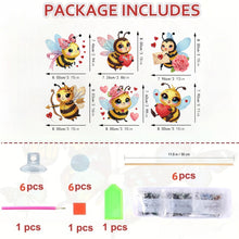 Load image into Gallery viewer, 6Pcs DIY Stakes Diamond Painting Kits Diamond Art Kits for Beginners (Bee)