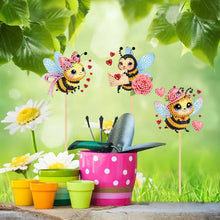 Load image into Gallery viewer, 6Pcs DIY Stakes Diamond Painting Kits Diamond Art Kits for Beginners (Bee)