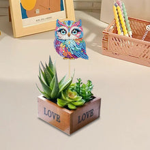 Load image into Gallery viewer, 6Pcs DIY Stakes Diamond Painting Kits Diamond Art Kits for Beginners (Owl)