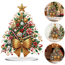 Load image into Gallery viewer, 2D Flat Christmas Tree Print DIY Diamond Painting Tabletop Ornaments Decorations