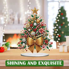 Load image into Gallery viewer, 2D Flat Christmas Tree Print DIY Diamond Painting Tabletop Ornaments Decorations
